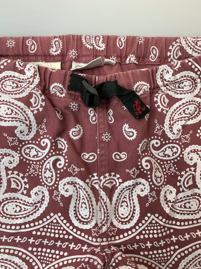 【中古品】【メンズ】 GRAMICCI グラミチ ペイズリーパンツ メンズ ボトムス 155-260813-KS-28-min サイズ：L カラー：ワイン/ホワイト 万代Net店