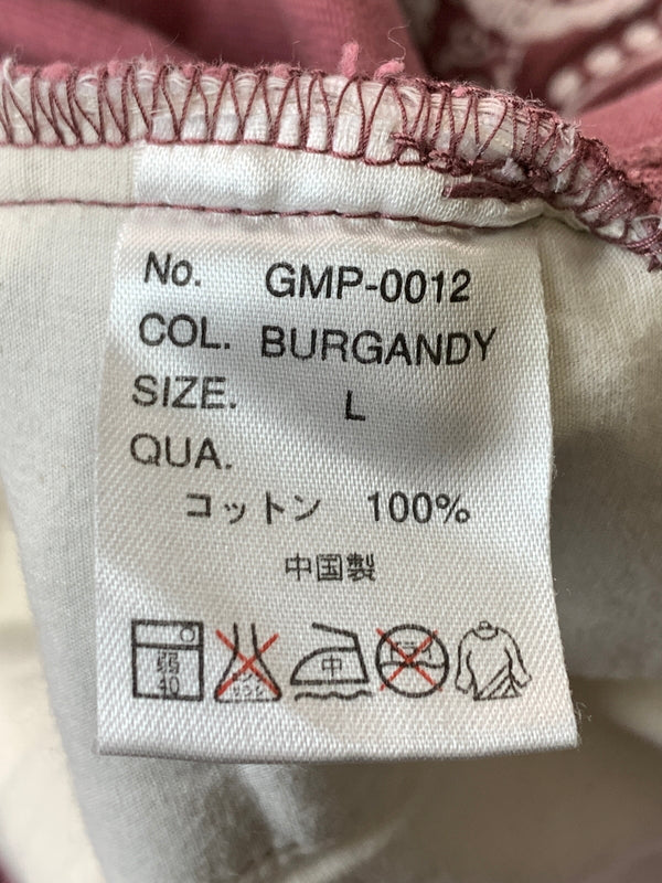 【中古品】【メンズ】 GRAMICCI グラミチ ペイズリーパンツ メンズ ボトムス 155-260813-KS-28-min サイズ：L カラー：ワイン/ホワイト 万代Net店