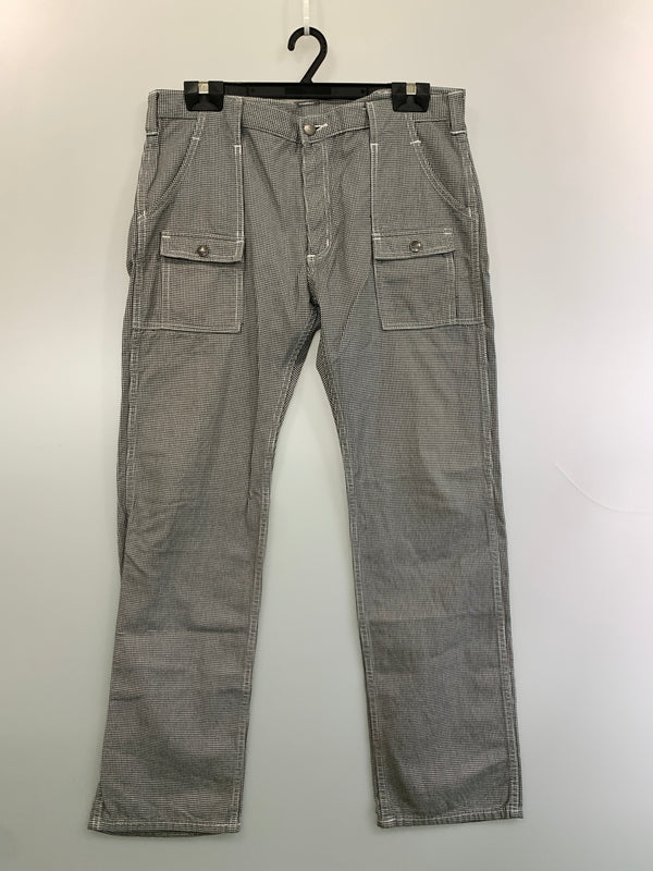 【中古品】【メンズ】 CARHARTT カーハート ブッシュパンツ メンズ ボトムス 158-260813-KS-27-min サイズ：36 カラー：ブラック/ホワイト 万代Net店