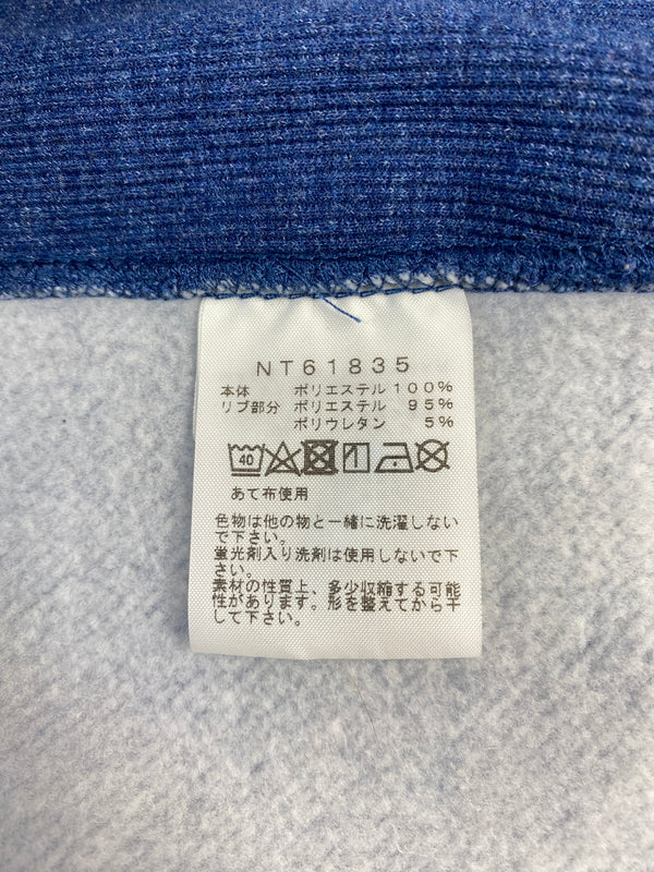 【中古品】【メンズ】 THE NORTH FACE ザ ノースフェイス SQUARE LOGO HOODIE NT61835 スクエア ロゴ フーディー パーカー トップス 144-260922-hu-09-min サイズ：S カラー：ブルー系 万代Net店