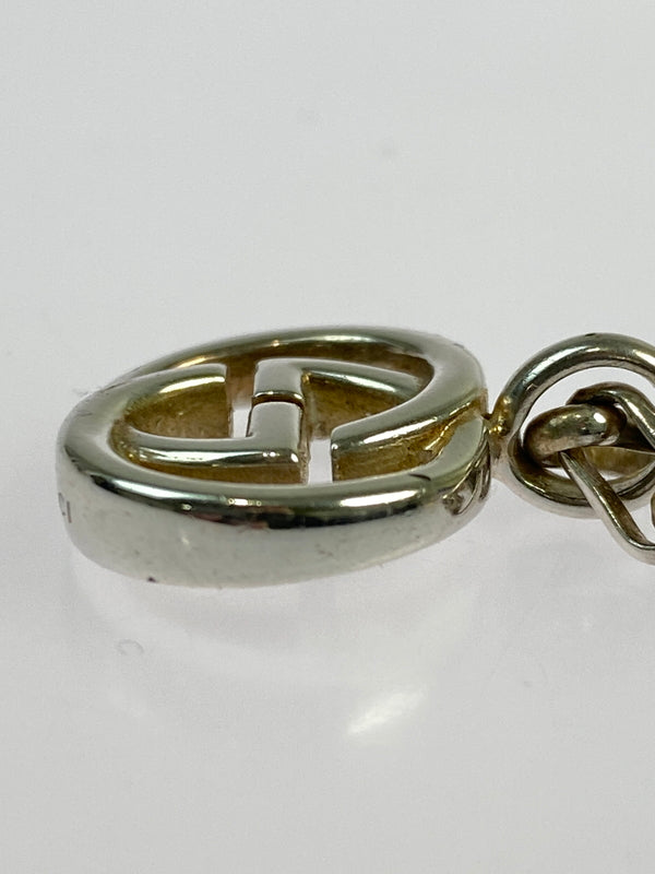 【中古品】【メンズ/レディース】 GUCCI グッチ インターロッキングGネックレス アクセサリー 182-260821-hu-02-min カラー：シルバー 万代Net店
