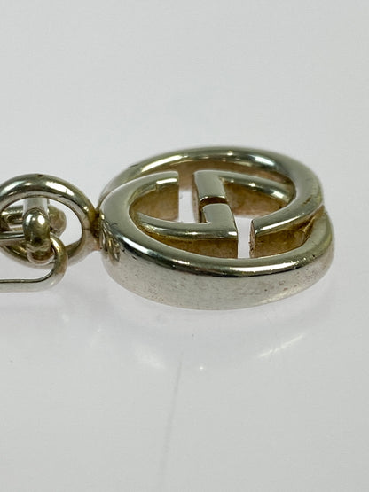 【中古品】【メンズ/レディース】 GUCCI グッチ インターロッキングGネックレス アクセサリー 182-260821-hu-02-min カラー：シルバー 万代Net店