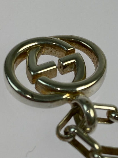 【中古品】【メンズ/レディース】 GUCCI グッチ インターロッキングGネックレス アクセサリー 182-260821-hu-02-min カラー：シルバー 万代Net店