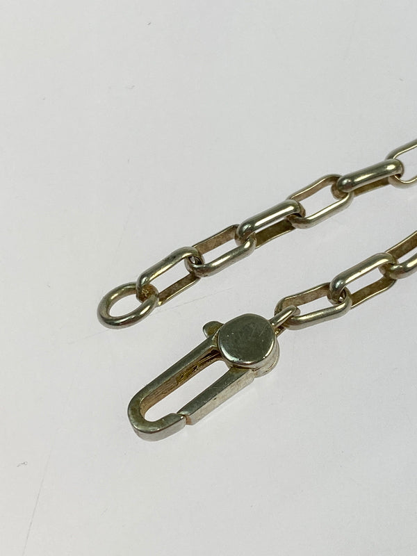 【中古品】【メンズ/レディース】 GUCCI グッチ インターロッキングGネックレス アクセサリー 182-260821-hu-02-min カラー：シルバー 万代Net店