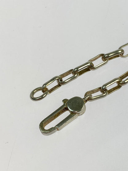 【中古品】【メンズ/レディース】 GUCCI グッチ インターロッキングGネックレス アクセサリー 182-260821-hu-02-min カラー：シルバー 万代Net店