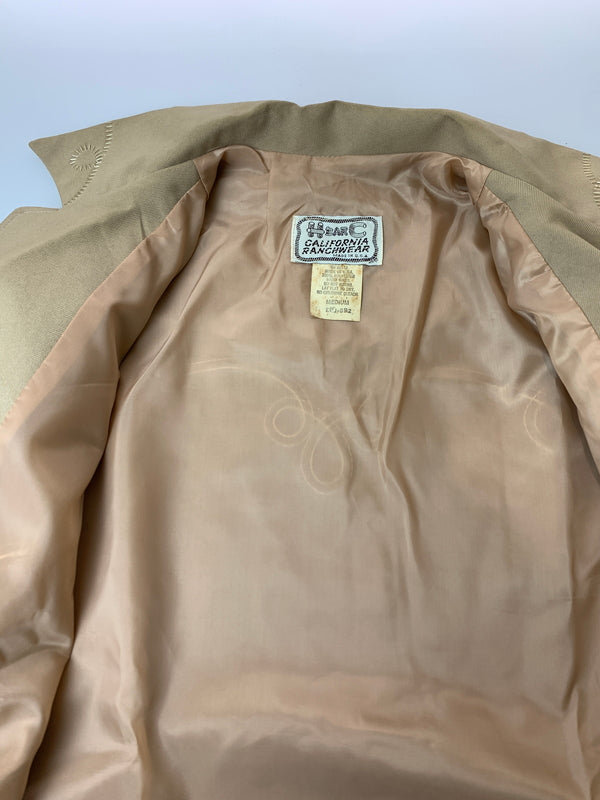 【現状渡し品】【メンズ】 H BAR C エイチバーシー 60S 70S ギャバジン ウエスタンジャケット 1960年代 1970年代 メンズ アウター 146-260813-KS-06-min サイズ：M カラー：ベージュ 万代Net店