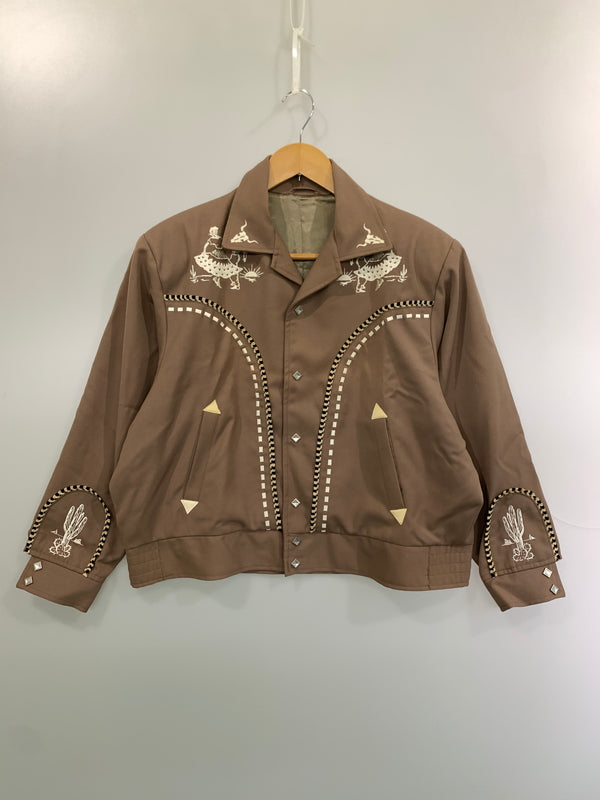 【中古品】【メンズ】 CREAM SODA クリームソーダ 80S ウエスタン ジャケット 1980年代 メンズ アウター 142-260813-KS-02-min カラー：ブラウン系 万代Net店