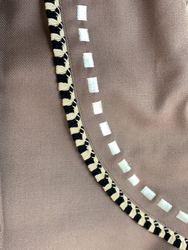 【中古品】【メンズ】 CREAM SODA クリームソーダ 80S ウエスタン ジャケット 1980年代 メンズ アウター 142-260813-KS-02-min カラー：ブラウン系 万代Net店