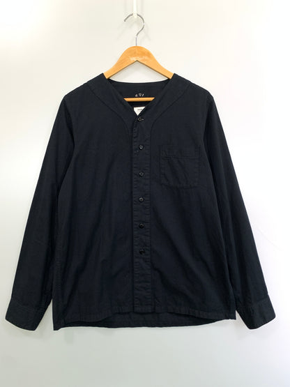 【中古品】【メンズ】 VISVIM ビズビム FREE EDGE SHIRT 0119205011002 フリー エッジ シャツ メンズ トップス 長袖 142-260813-KS-32-min サイズ：1 カラー：ブラック 万代Net店