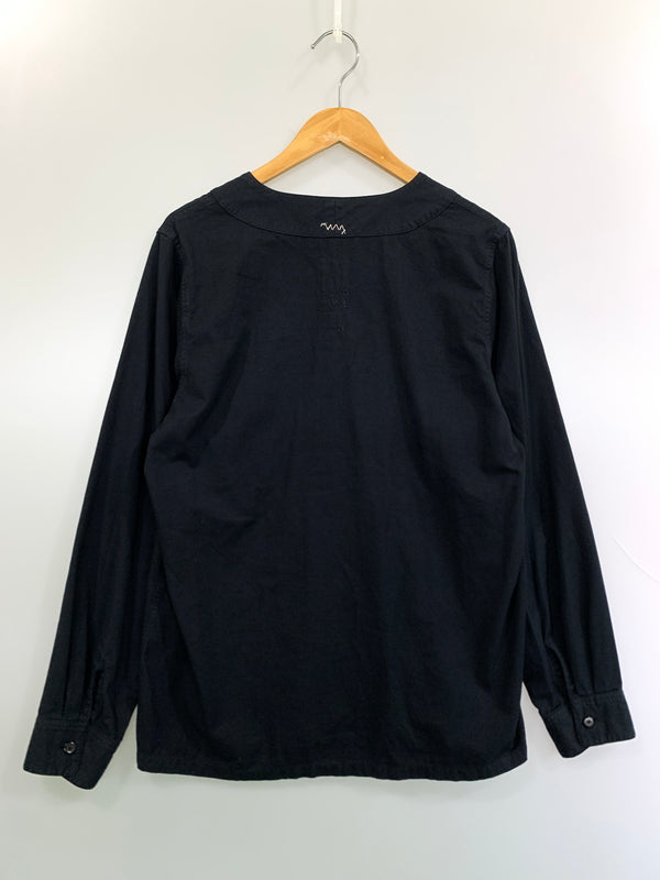 【中古品】【メンズ】 VISVIM ビズビム FREE EDGE SHIRT 0119205011002 フリー エッジ シャツ メンズ トップス 長袖 142-260813-KS-32-min サイズ：1 カラー：ブラック 万代Net店