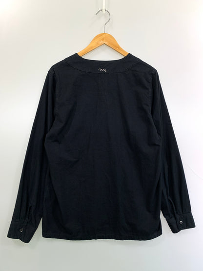 【中古品】【メンズ】 VISVIM ビズビム FREE EDGE SHIRT 0119205011002 フリー エッジ シャツ メンズ トップス 長袖 142-260813-KS-32-min サイズ：1 カラー：ブラック 万代Net店