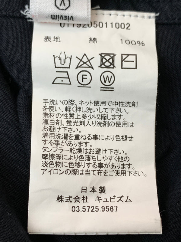【中古品】【メンズ】 VISVIM ビズビム FREE EDGE SHIRT 0119205011002 フリー エッジ シャツ メンズ トップス 長袖 142-260813-KS-32-min サイズ：1 カラー：ブラック 万代Net店