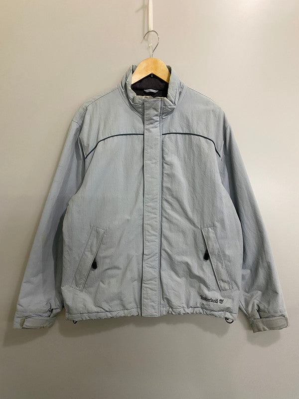 【中古品】【メンズ】 TIMBERLAND ティンバーランド NYLON JACKET ナイロン ジャケット アウター 上着 146-260822-hu-14-min サイズ：M カラー：ライトブルー 万代Net店