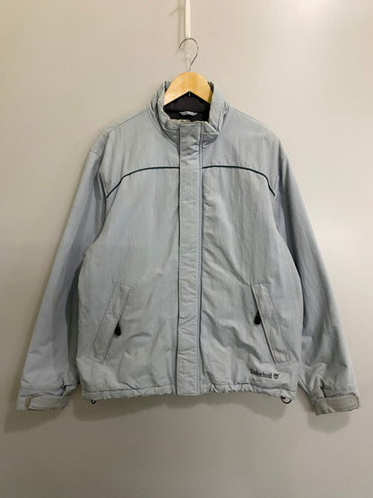 【中古品】【メンズ】 TIMBERLAND ティンバーランド NYLON JACKET ナイロン ジャケット アウター 上着 146-260822-hu-14-min サイズ：M カラー：ライトブルー 万代Net店