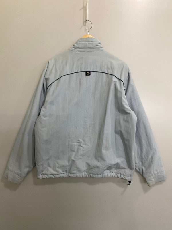 【中古品】【メンズ】 TIMBERLAND ティンバーランド NYLON JACKET ナイロン ジャケット アウター 上着 146-260822-hu-14-min サイズ：M カラー：ライトブルー 万代Net店