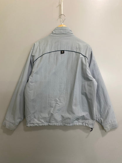 【中古品】【メンズ】 TIMBERLAND ティンバーランド NYLON JACKET ナイロン ジャケット アウター 上着 146-260822-hu-14-min サイズ：M カラー：ライトブルー 万代Net店