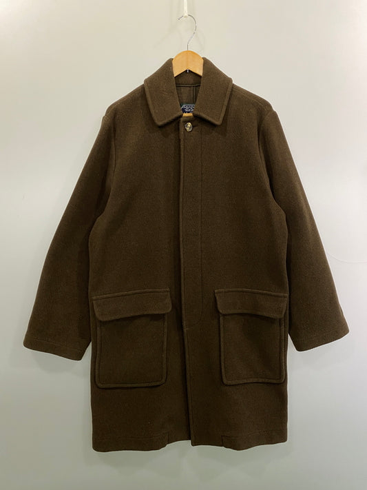 【中古品】【メンズ】 M.O.G. WOOL COLLECTION エム オー ジー ウール コレクション WOOL COAT ウールコート アウター 146-260912-hu-48-min サイズ：L カラー：ブラウン 万代Net店