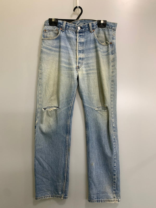 【現状渡し品】【メンズ】 LEVI'S リーバイス 501 DENIM PANT 501-0115 デニムパンツ ボトムス 157-260821-yn-20-min サイズ：W36 L30 カラー：ライトインディゴ 万代Net店