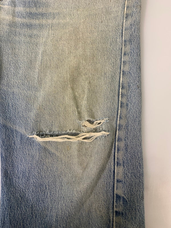 【現状渡し品】【メンズ】 LEVI'S リーバイス 501 DENIM PANT 501-0115 デニムパンツ ボトムス 157-260821-yn-20-min サイズ：W36 L30 カラー：ライトインディゴ 万代Net店