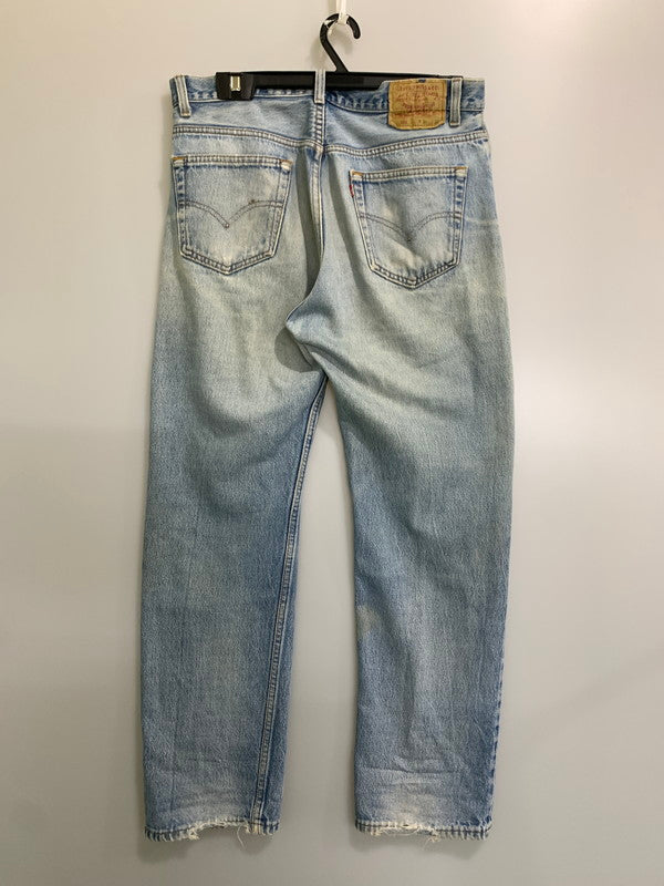 【現状渡し品】【メンズ】 LEVI'S リーバイス 501 DENIM PANT 501-0115 デニムパンツ ボトムス 157-260821-yn-20-min サイズ：W36 L30 カラー：ライトインディゴ 万代Net店