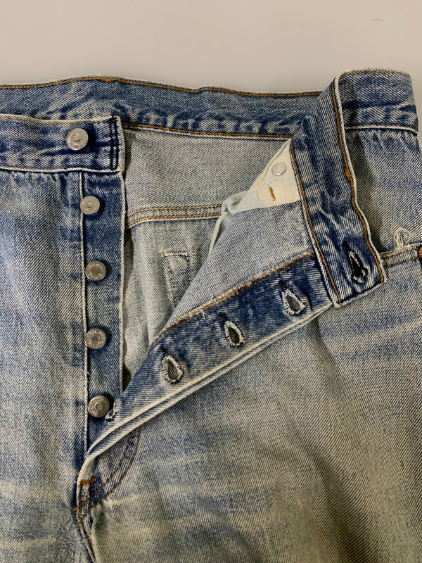 【現状渡し品】【メンズ】 LEVI'S リーバイス 501 DENIM PANT 501-0115 デニムパンツ ボトムス 157-260821-yn-20-min サイズ：W36 L30 カラー：ライトインディゴ 万代Net店