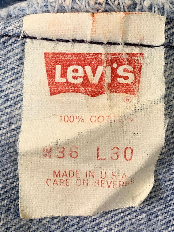 【現状渡し品】【メンズ】 LEVI'S リーバイス 501 DENIM PANT 501-0115 デニムパンツ ボトムス 157-260821-yn-20-min サイズ：W36 L30 カラー：ライトインディゴ 万代Net店