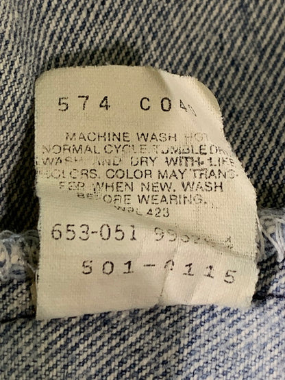 【現状渡し品】【メンズ】 LEVI'S リーバイス 501 DENIM PANT 501-0115 デニムパンツ ボトムス 157-260821-yn-20-min サイズ：W36 L30 カラー：ライトインディゴ 万代Net店