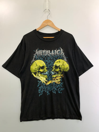 【中古品】【メンズ】 METALLICA メタリカ 91年製 PUSHEAD SS TEE パスヘッド ショートスリーブティー メンズ トップス 半袖Tシャツ 146-260813-KS-31-min サイズ：L カラー：ブラック 万代Net店