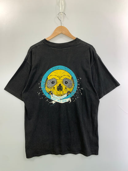 【中古品】【メンズ】 METALLICA メタリカ 91年製 PUSHEAD SS TEE パスヘッド ショートスリーブティー メンズ トップス 半袖Tシャツ 146-260813-KS-31-min サイズ：L カラー：ブラック 万代Net店