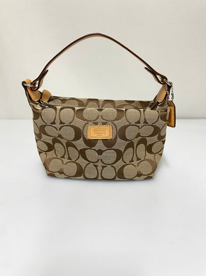 【中古品】【レディース】 COACH コーチ シグネチャー ハンドバッグ 手提げバッグ カバン レディース ミニバッグ 141-260830-em-14-min カラー：ブラウン系 万代Net店