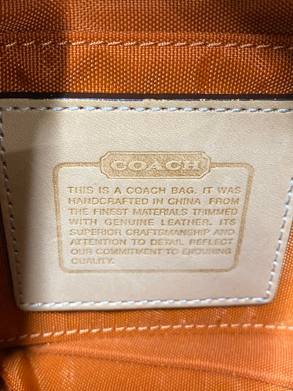 【中古品】【レディース】 COACH コーチ シグネチャー ハンドバッグ 手提げバッグ カバン レディース ミニバッグ 141-260830-em-14-min カラー：ブラウン系 万代Net店