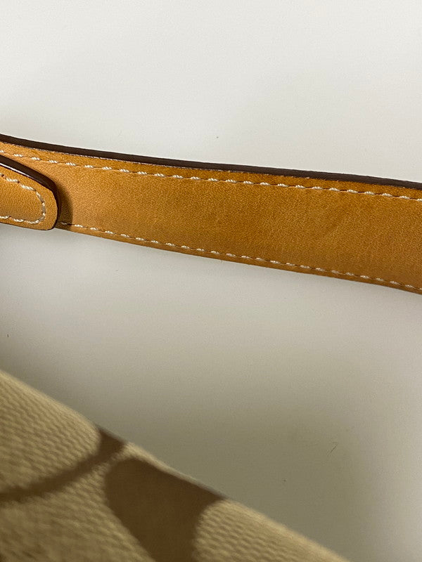 【中古品】【レディース】 COACH コーチ シグネチャー ハンドバッグ 手提げバッグ カバン レディース ミニバッグ 141-260830-em-14-min カラー：ブラウン系 万代Net店
