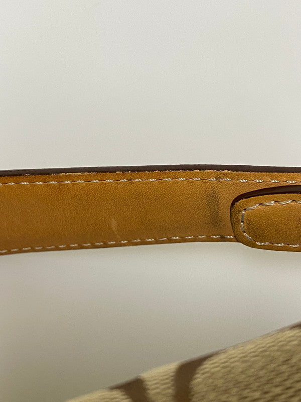 【中古品】【レディース】 COACH コーチ シグネチャー ハンドバッグ 手提げバッグ カバン レディース ミニバッグ 141-260830-em-14-min カラー：ブラウン系 万代Net店