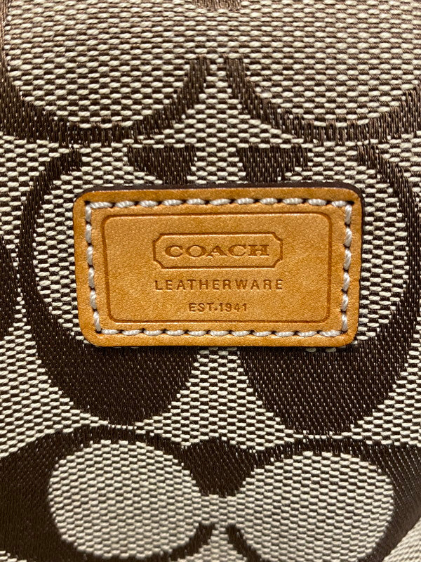 【中古品】【レディース】 COACH コーチ シグネチャー ハンドバッグ 手提げバッグ カバン レディース ミニバッグ 141-260830-em-14-min カラー：ブラウン系 万代Net店