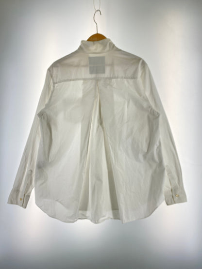 【中古品】【メンズ】 FUMITO GANRYU フミトガンリュウ BACK PLEATED STAND COLLAR SHIRT FU1-SH-08 バックプリーツスタンドカラーシャツ 長袖シャツ トップス 140-261013-yn-11-min サイズ：3 カラー：ホワイト 万代Net店