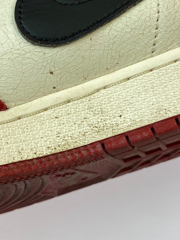 【中古品】【ボーイズ】 NIKE ナイキ GS AIR JORDAN 1 HIGH OG LOST & FOUND CHICAGO FD1437-612 エアジョーダン1 ハイ OG ロスト & ファウンド/シカゴ スニーカー ジュニア 靴 シューズ 160-260818-em-07-min サイズ：25.0cm カラー：ホワイト/レッド/ブラック 万代Net店