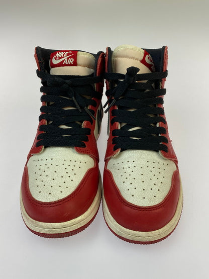 【中古品】【ボーイズ】 NIKE ナイキ GS AIR JORDAN 1 HIGH OG LOST & FOUND CHICAGO FD1437-612 エアジョーダン1 ハイ OG ロスト & ファウンド/シカゴ スニーカー ジュニア 靴 シューズ 160-260818-em-07-min サイズ：25.0cm カラー：ホワイト/レッド/ブラック 万代Net店