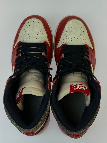 【中古品】【ボーイズ】 NIKE ナイキ GS AIR JORDAN 1 HIGH OG LOST & FOUND CHICAGO FD1437-612 エアジョーダン1 ハイ OG ロスト & ファウンド/シカゴ スニーカー ジュニア 靴 シューズ 160-260818-em-07-min サイズ：25.0cm カラー：ホワイト/レッド/ブラック 万代Net店