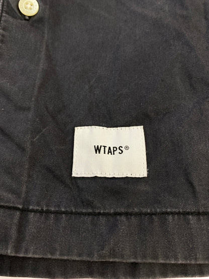 【中古品】【メンズ】 WTAPS ダブルタップス WTAPS 18SS SATI COTTON SHIRT サティ コットン シャツ 181TQDT-SHM02 半袖 シャツ ショートスリーブ 142-260830-hu-32-min サイズ：X 04 カラー：ダークグレー系 万代Net店