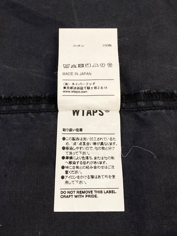 【中古品】【メンズ】 WTAPS ダブルタップス WTAPS 18SS SATI COTTON SHIRT サティ コットン シャツ 181TQDT-SHM02 半袖 シャツ ショートスリーブ 142-260830-hu-32-min サイズ：X 04 カラー：ダークグレー系 万代Net店