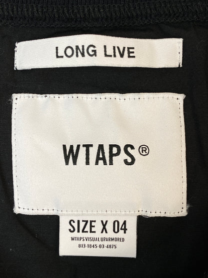 【中古品】【メンズ】 WTAPS ダブルタップス 22SS SMOCK SS BROADCLOTH 221TQDT-SHM07 半袖プルオーバースモックシャツ 半袖シャツ 142-260815-ta-15-min サイズ：X 04 カラー：ブラック 万代Net店