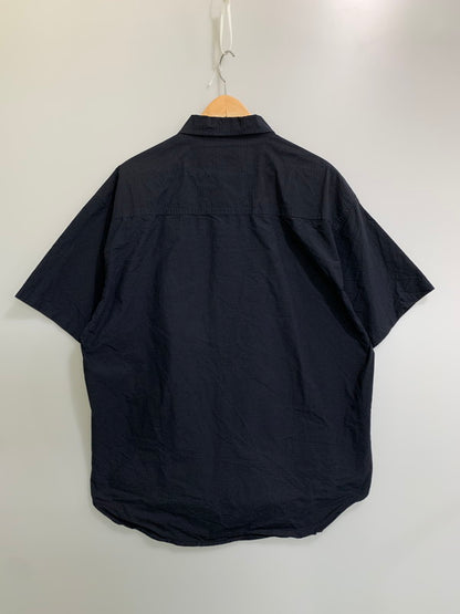 【中古品】【メンズ】 WTAPS ダブルタップス NYCO. RIPSTOP. CORDURA 231TQDT-SHM04 リップストップ コーデュラ 半袖シャツ トップス 142-260821-yn-07-min サイズ：03 カラー：ネイビー 万代Net店