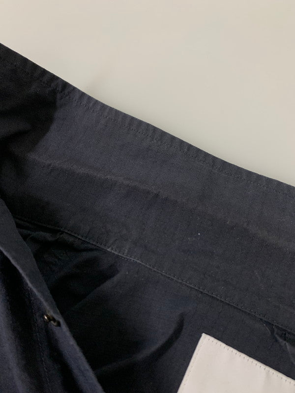 【中古品】【メンズ】 WTAPS ダブルタップス NYCO. RIPSTOP. CORDURA 231TQDT-SHM04 リップストップ コーデュラ 半袖シャツ トップス 142-260821-yn-07-min サイズ：03 カラー：ネイビー 万代Net店