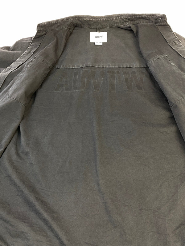 【中古品】【メンズ】 WTAPS ダブルタップス S S SHIRT ショートスリーブ シャツ 191TQDT-SHM02 半袖 シャツ 142-260830-hu-31-min サイズ：X 03 カラー：ダークグレー 万代Net店