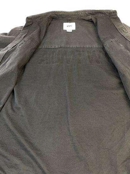 【中古品】【メンズ】 WTAPS ダブルタップス S S SHIRT ショートスリーブ シャツ 191TQDT-SHM02 半袖 シャツ 142-260830-hu-31-min サイズ：X 03 カラー：ダークグレー 万代Net店