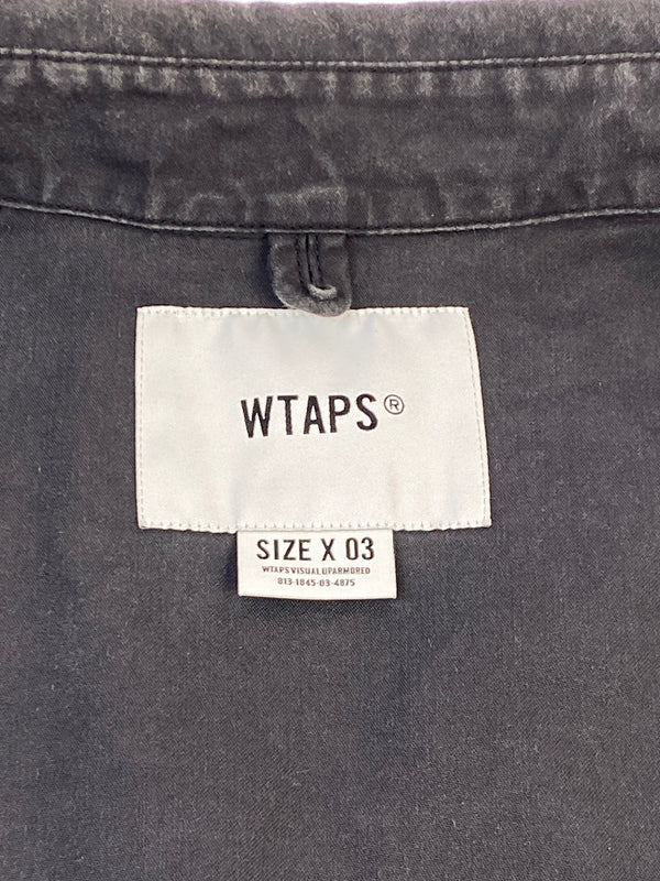 【中古品】【メンズ】 WTAPS ダブルタップス S S SHIRT ショートスリーブ シャツ 191TQDT-SHM02 半袖 シャツ 142-260830-hu-31-min サイズ：X 03 カラー：ダークグレー 万代Net店