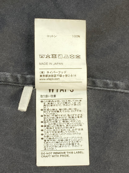【中古品】【メンズ】 WTAPS ダブルタップス S S SHIRT ショートスリーブ シャツ 191TQDT-SHM02 半袖 シャツ 142-260830-hu-31-min サイズ：X 03 カラー：ダークグレー 万代Net店