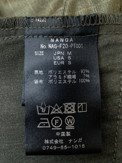 【中古品】【メンズ】 NANGA ナンガ TAKIBI FIERLD OVER PANT MG-F20-PT001 タキビ フィールド オーバー パンツ メンズ ボトムス 155-260813-KS-25-min サイズ：M カラー：カーキグリーン 万代Net店