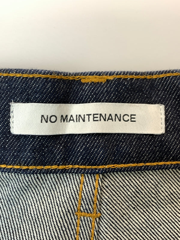 【中古品】【メンズ】 NO MAINTENANCE ノーメンテナンス BAGGY DENIM PANTS バギー デニムパンツ メンズ ボトムス 151-260813-KS-26-min サイズ：32 カラー：インディゴ 万代Net店