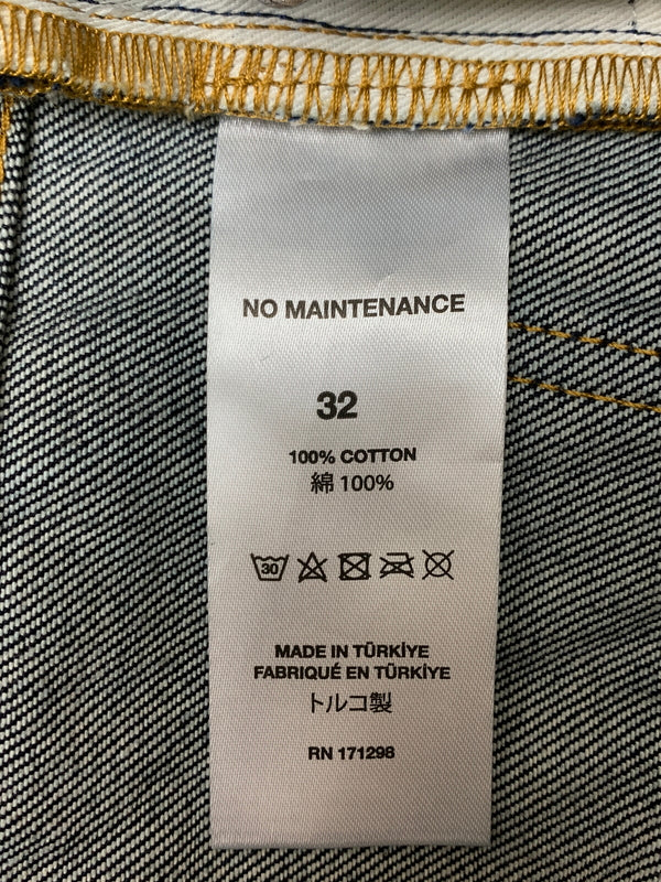 【中古品】【メンズ】 NO MAINTENANCE ノーメンテナンス BAGGY DENIM PANTS バギー デニムパンツ メンズ ボトムス 151-260813-KS-26-min サイズ：32 カラー：インディゴ 万代Net店